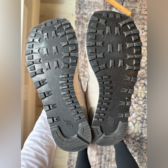 New Balance Classic 574 Sneakers- Nimbus Cloud and White - Picture 3 of 8